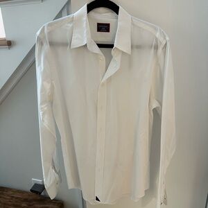 Untuckit large slimfit cotton button down